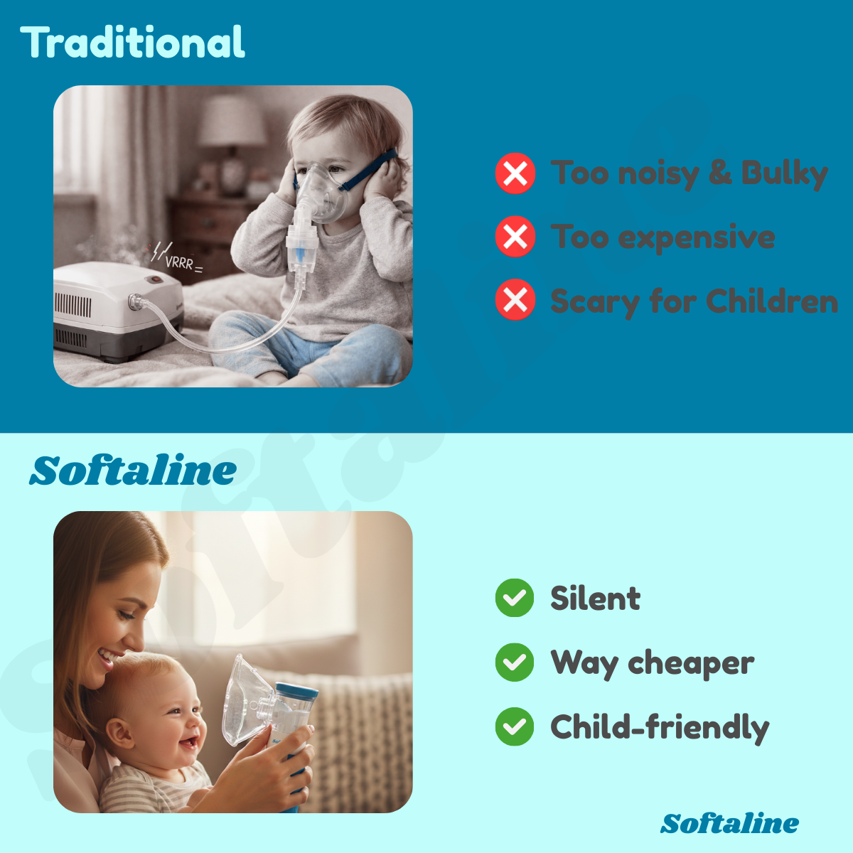 Softaline™ Breath Free, Mini Nebulizer