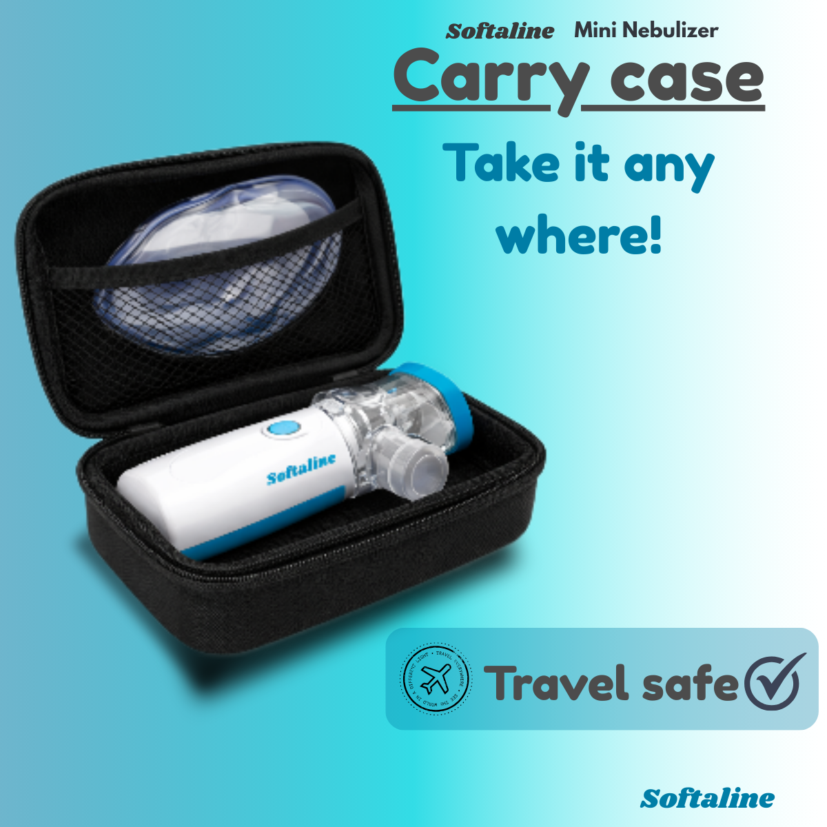 Carry Case for Softaline™ Mini Nebulizer